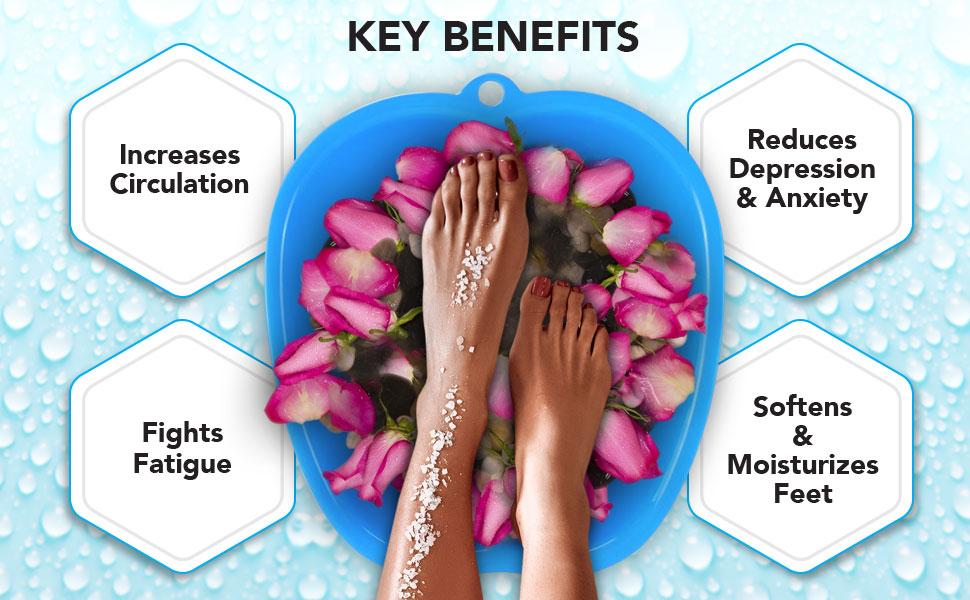 Mantello Foot Spa Soak Tub Foot Bath Basin