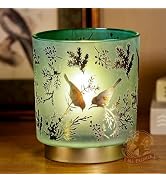 MJ PREMIER Cordless Table Lamp Timer, Big 7'' Battery Operated Lamp, Emergency Table Lamp for Are...