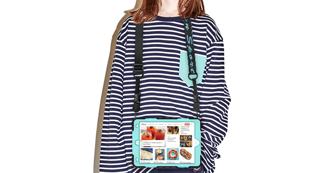 SEYMAC stock Case for iPad 9th 8th 7th Generation 10.2, Full-Body Drop Protection Case SkyBlue