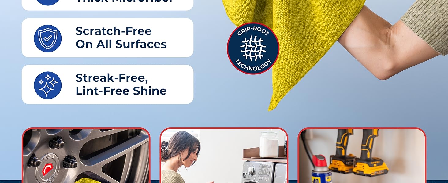 Streak-Free, Lint-Free shine