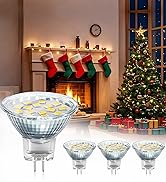 Akynite MR11 GU4 12V-24V LED Light Bulbs, 2W Equivalent 10W-20W Halogen GU4 Bi-Pin Base Spotlight...