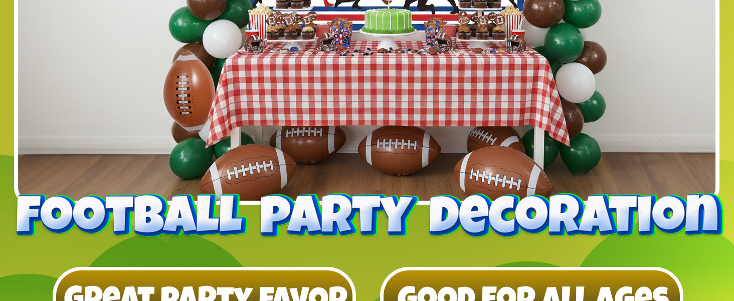 Football party decoratoins football party favors football birthday decor goodie bag stuffers