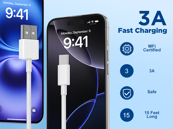 iphone 16 charger cable 5m