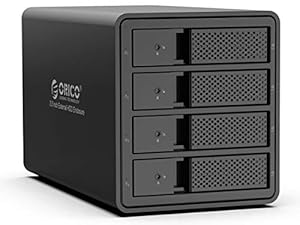 ORICO 5 Bay Hard Drive Enclosure USB 3.0 to SATA Magnetic Tool-Free External HDD Docking Station Cas...