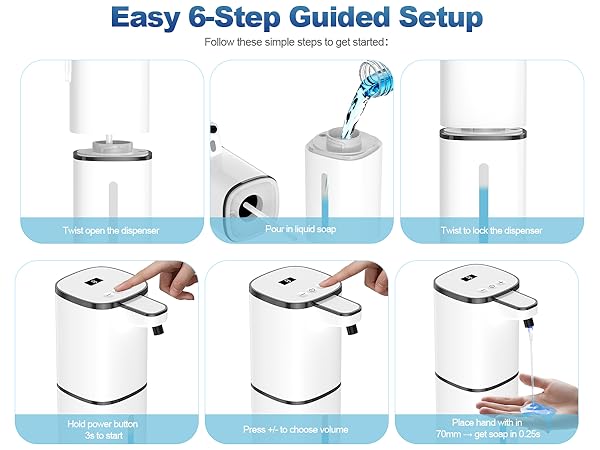 Easy 6-Step Guided Setup