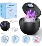 Ultrasonic Retainer Cleaner, 45kHz Retainer Cleaner Machine for Denture Cleaning Pod for Mouth Gu...