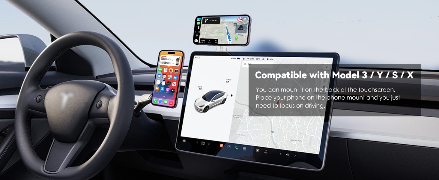 Compatible with Model 3 / Y / S / X
