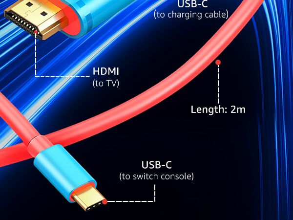 JEMDO HDMI Cable for Switch 2 