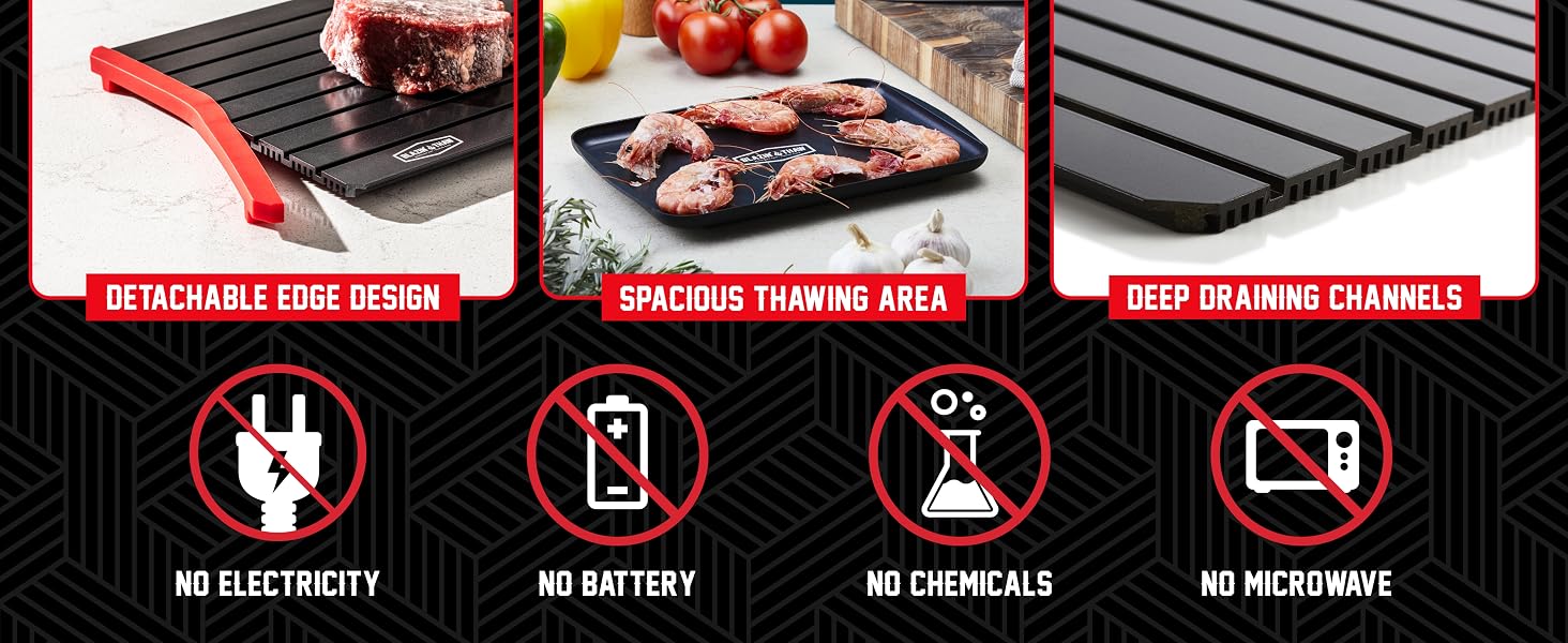 defrosting tray thawing plate frozen foods magic magical quick large trays thawer dethawing premium