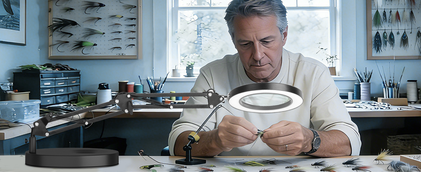 fly tying light fly tying magnifying glass magnifying glass for fly tying