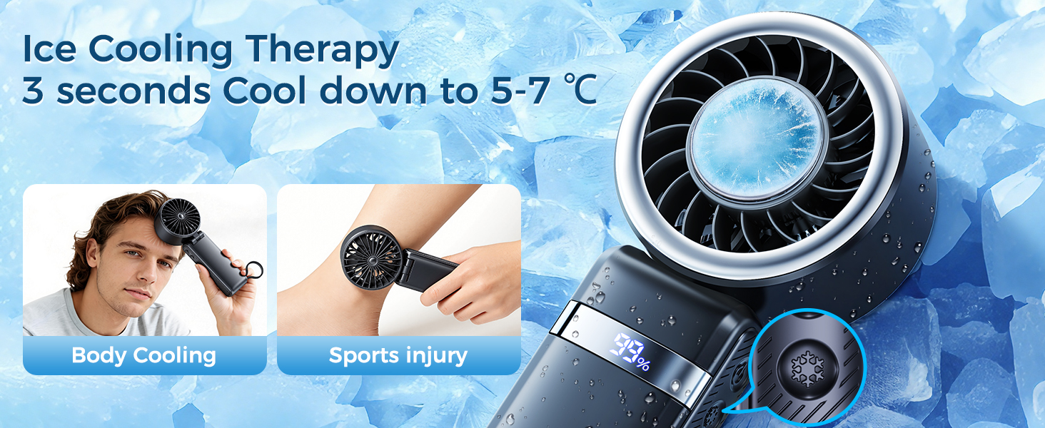 Ice Cooling Therapy 3 seconds Cool down to 5-7 ?
