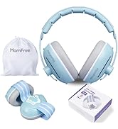 Momfree 2 in 1 Baby Ear Muffs, Noise Reduction Earmuffs &amp; Adjustable Headband for Baby, Hearing P...