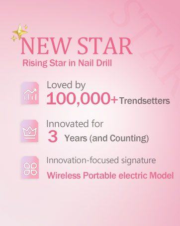 New Start Rising Star in Nail Drill