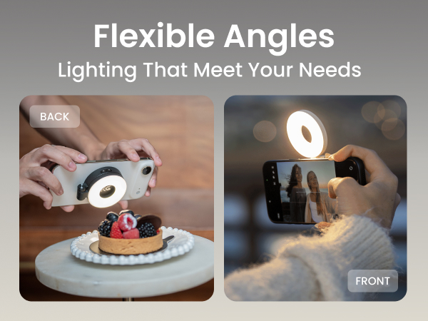 phone light for selfies and makeup photography