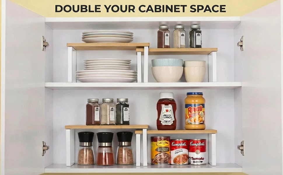 double your cabinet space