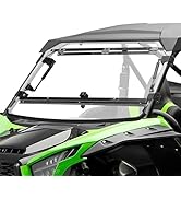 KEMIMOTO 2-IN-1 UTV Flip Windshield Compatible with Kawasaki Teryx KRX 1000 2020-2026, Scratch Re...