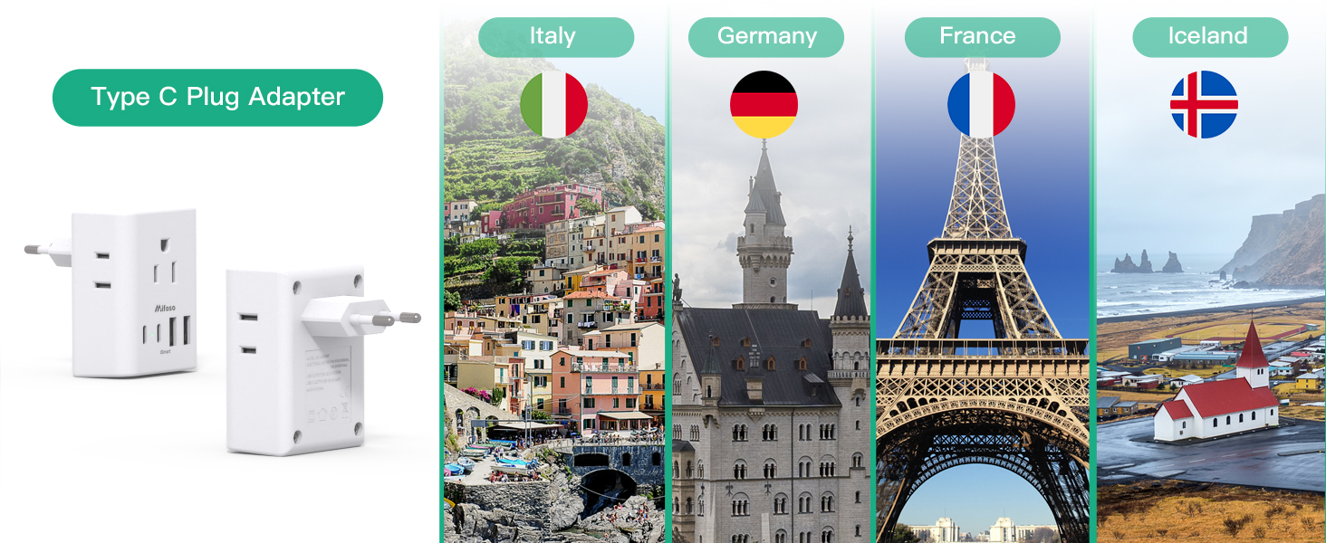 European Plug Adapter