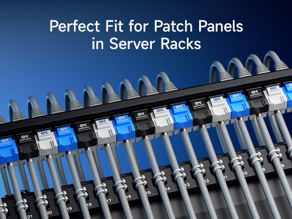 UL Listed 25-Pack 10Gbps Cat6 Keystone Jacks, RJ45 Keystone Jack, Ethernet Keystone Jack