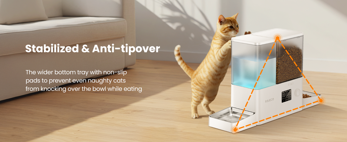 Automatic Cat Feeder and Water Dispenser