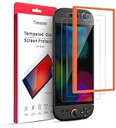 TRANSNOVO 2-Pack Tempered Glass Screen Protector for Nintendo Switch 2 | 9H Hardness | Bubble-Fre...