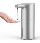 YIKHOM Automatic Liquid Soap Dispenser, 15.37 oz Touchless Dish Soap Dispenser with Waterproof Ba...