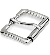 TYWestyles 1.5 inch Square Roller Belt Buckle for Men Women Perfect for Jeans Casual Pants Work P...