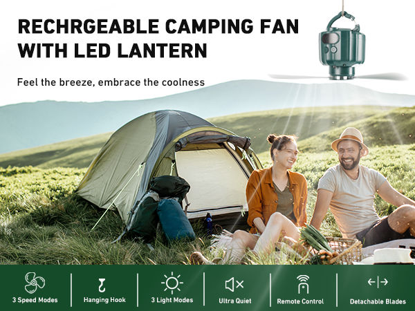 tent ceiling fan