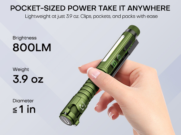 magnetic flashlight rechargeable