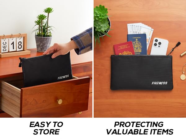 Fireproof Safe Document Bags 