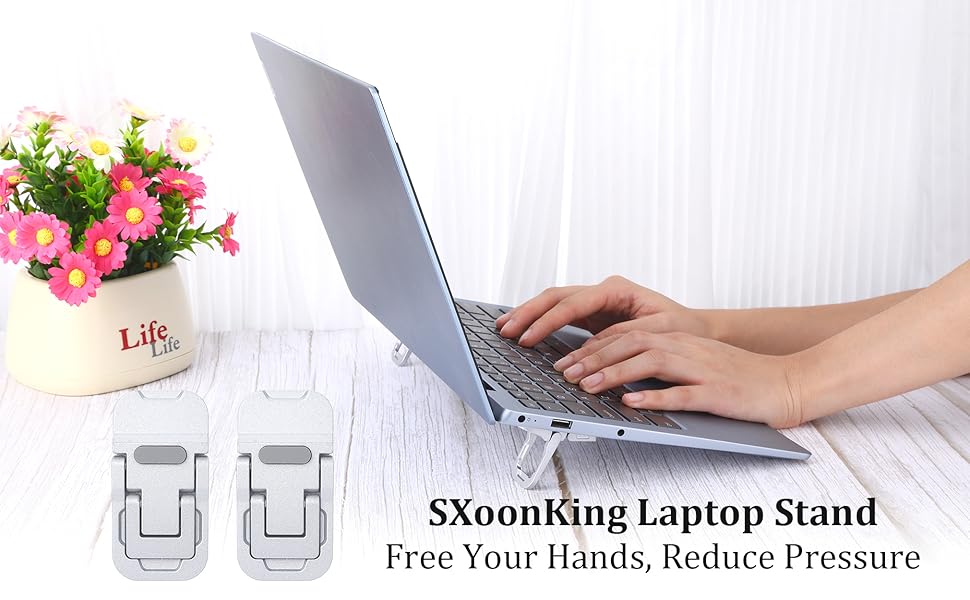 SXoonKing Laptop Stand Free Your Hands, Reduce Pressure