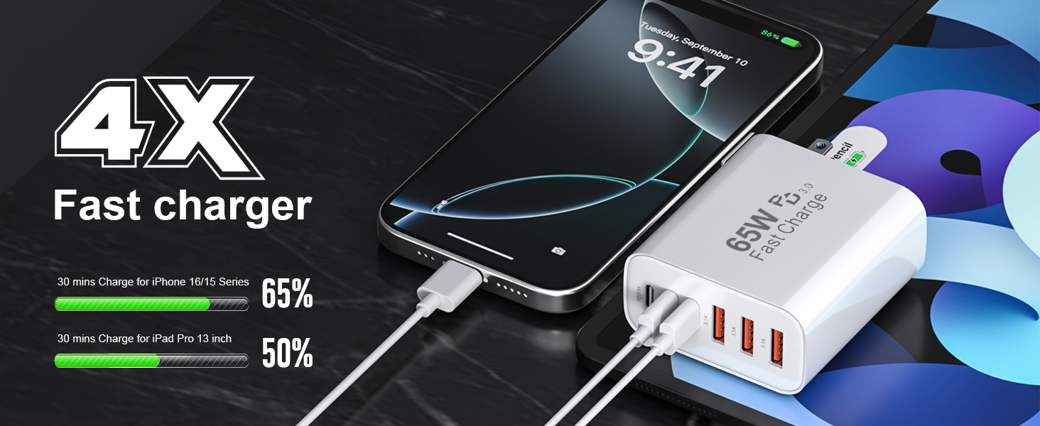 65 watt usb c charger block