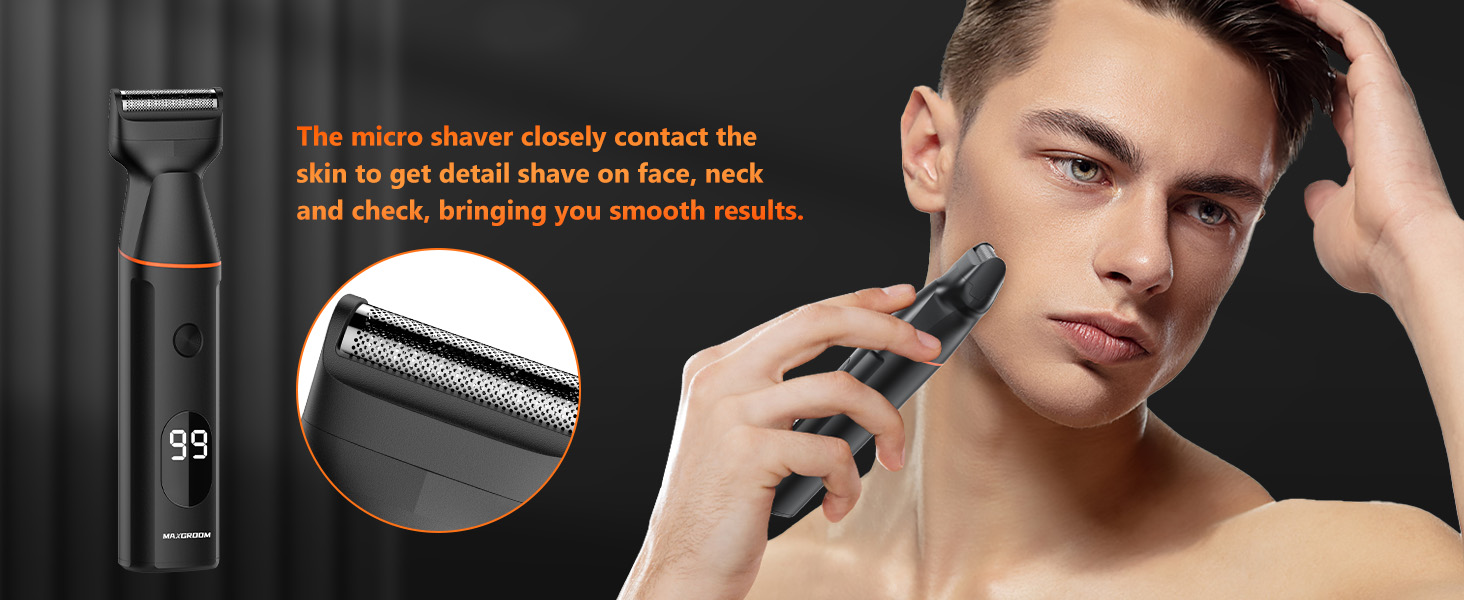 manscape manscaper electric mens groin body ball pubic hair trimmer shaver grooming kit men