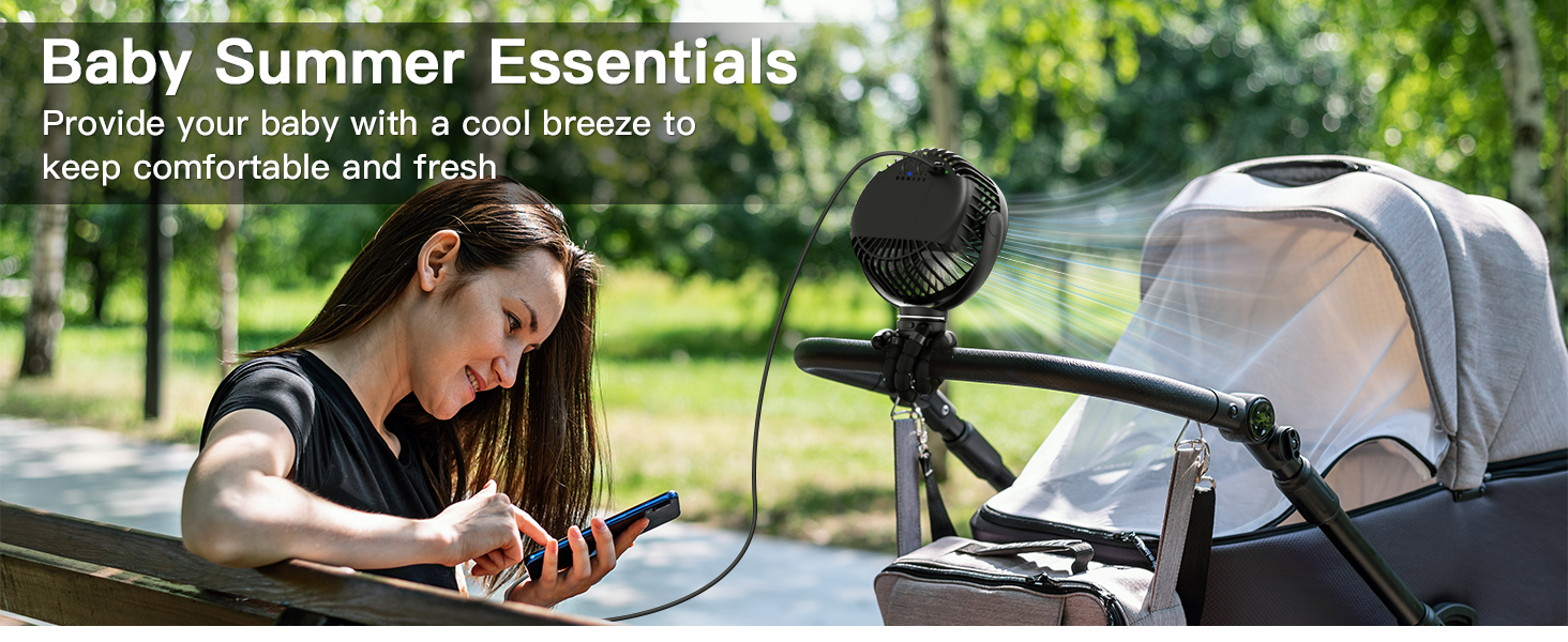 stroller fan