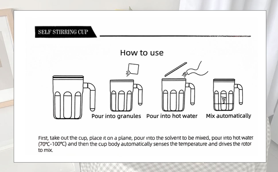 mixing cup