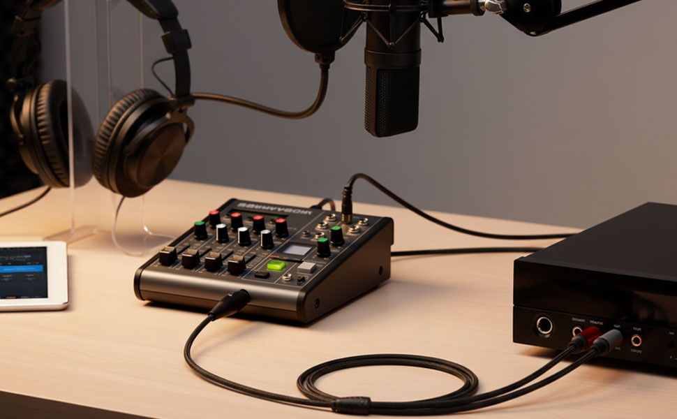 Balanced 1 XLR Female to Unbalanced Dual RCA Male Y Adapter