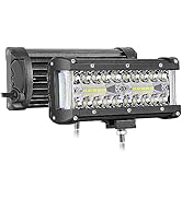 Side Shooter Led Pods,Auto Power Plus 300W 7 Inch Led Light Bar Spot Flood Combo Led Work Light T...