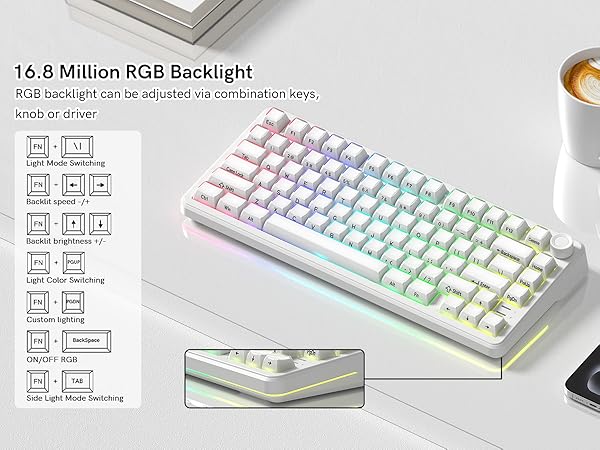 16.8 Million RGB Backlight