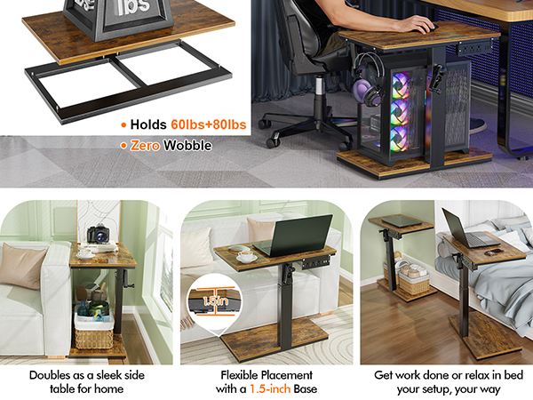 PC Stand with Charging Station
