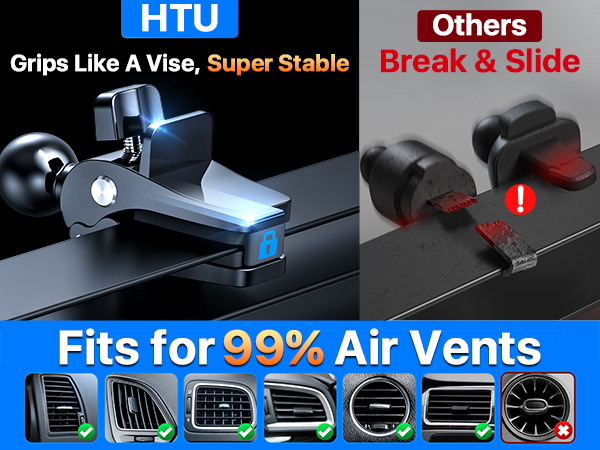 Steel-core Air Vent Clip