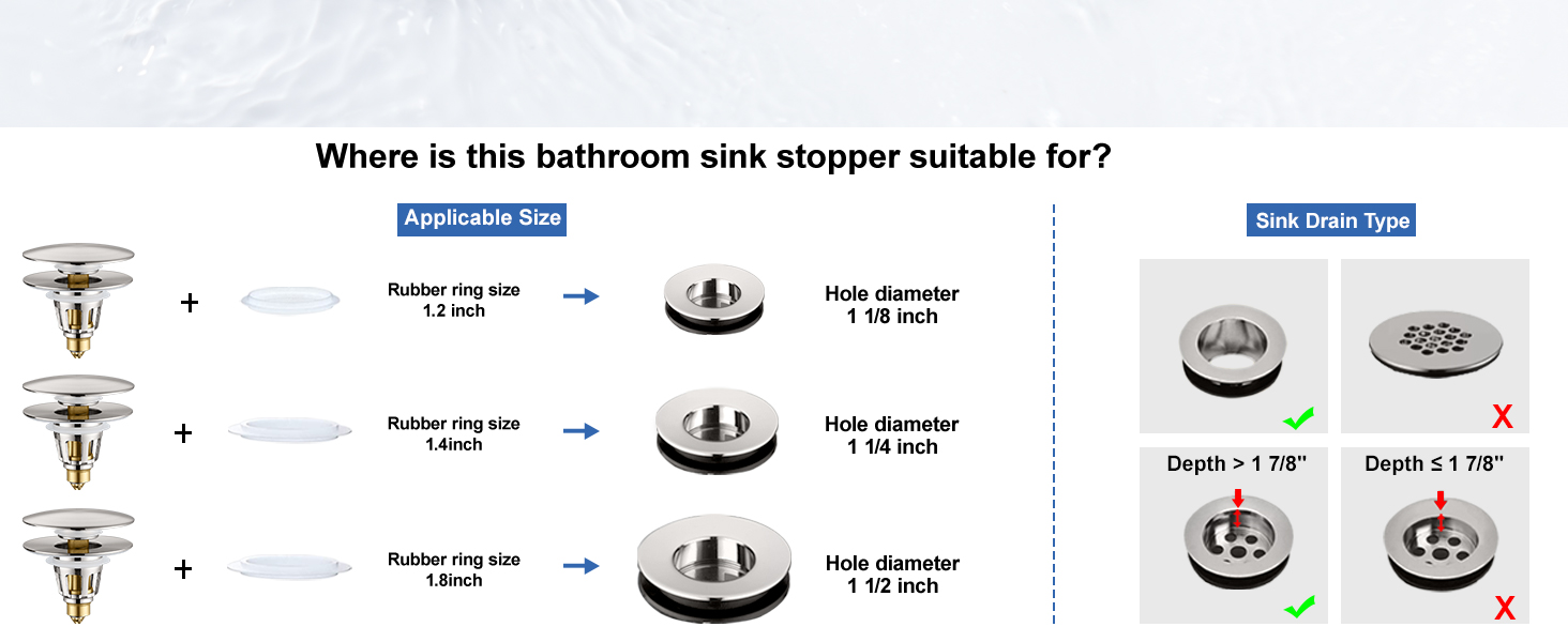 pop up sink stopper
