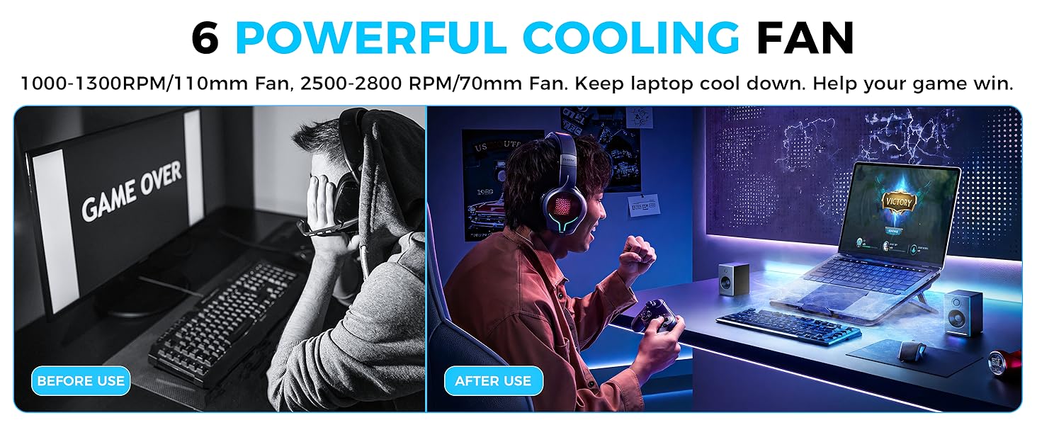 Laptop Cooling Stand laptop fan cooling pad heat dissipation laptop stand with fan deck