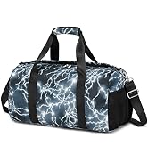 mezhsa Kids Gym Sports Bag Girls Boys Teen Dance Weekender Overnight Cheer With Shoe Compartment ...