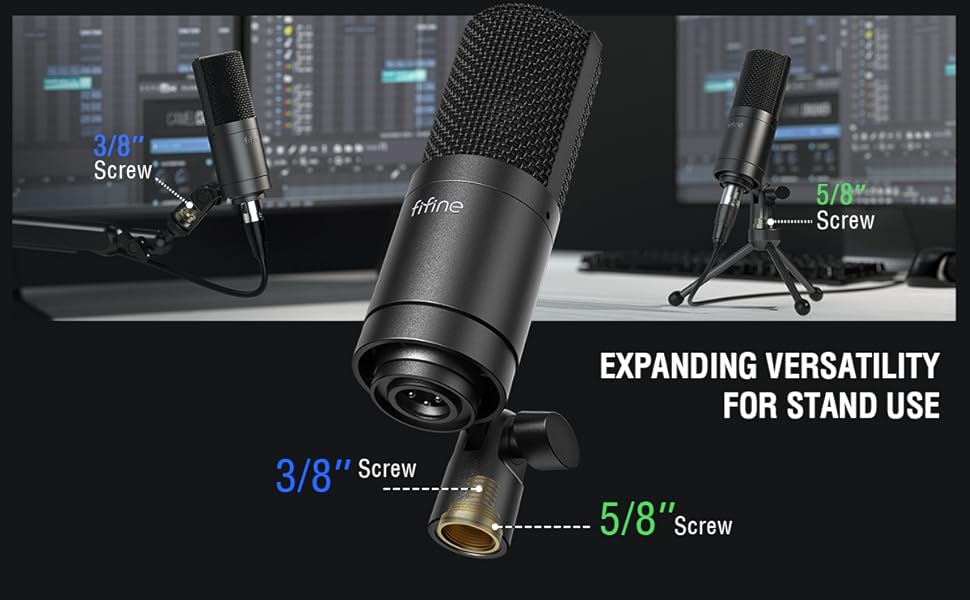 XLR condenser microphone