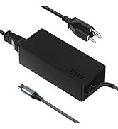 Yuncaiiz 65W USB C Laptop Charger, Fast Charging Universal Computer Charger Cord Type C? Compatib...