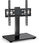 PERLESMITH Universal TV Stand - Table Top TV Stand for 32-55 inch LCD LED TVs - Height Adjustable...