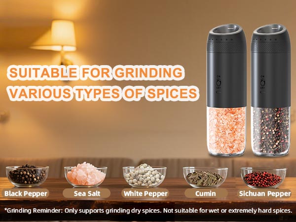 SUITABLE FOR GRINDING VARIOUS TYPES OF SPICES