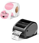 Phomemo Ethernet Thermal Label Printer 4x6, 300DPI Bluetooth Shipping Label Printer for Small Bus...