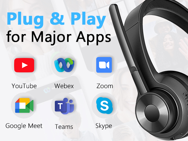 headsets with microphone for work