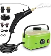 Flgocexs Steam Cleaner for Home,2500W Pressurized Steam Cleaner with 3 Brush Heads Portable Steam...