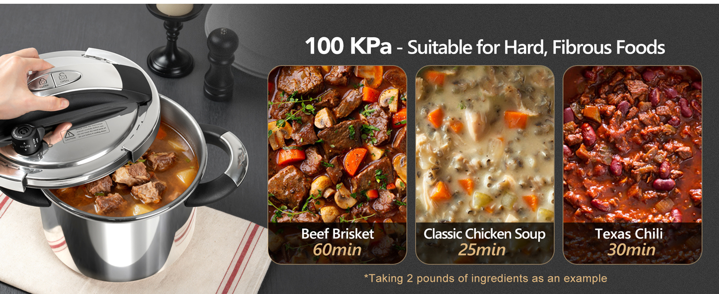 pressure cooker stainless steel pressure cooker with steamer and glass lid for multi-use